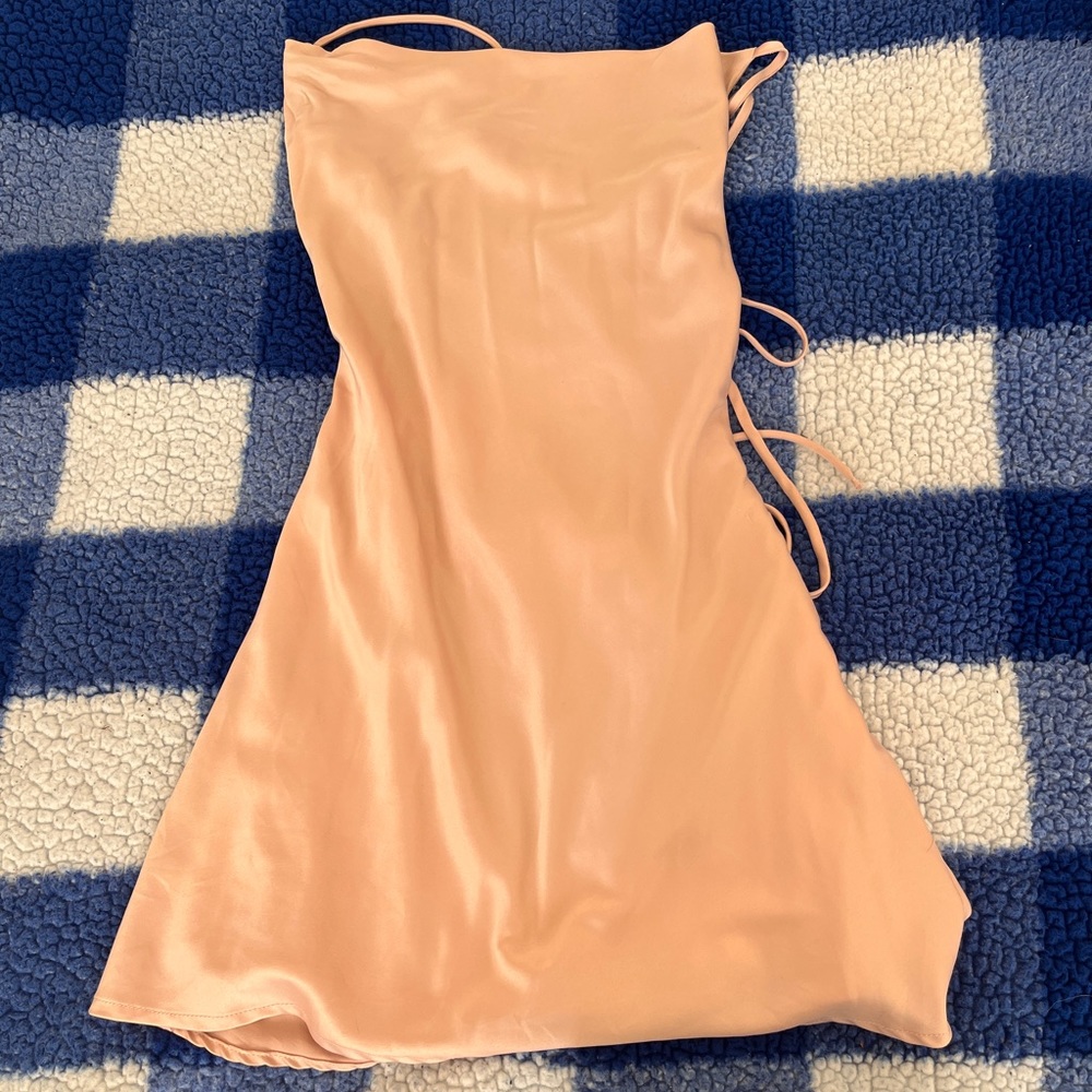 SOLD princess polly pink back tie dress